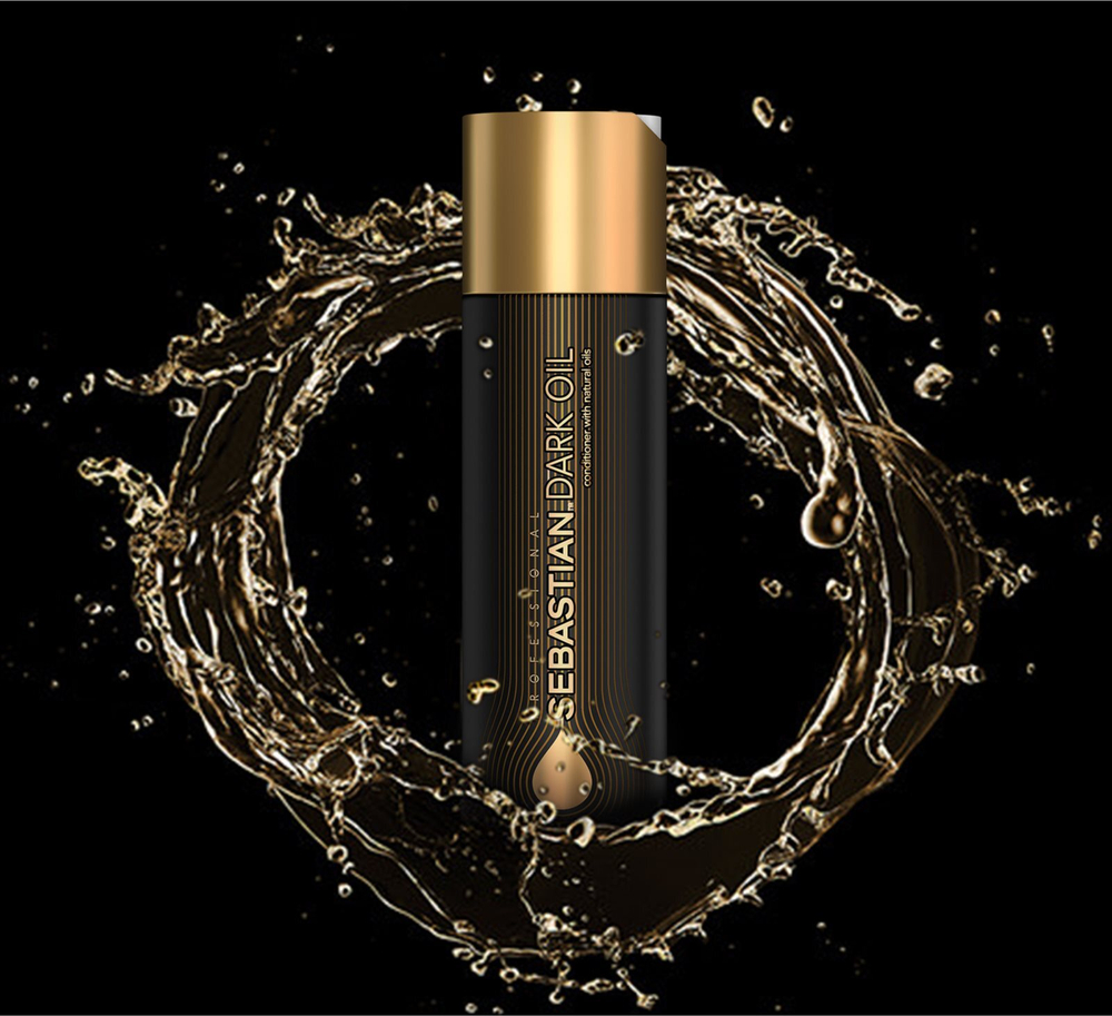Sebastian Professional Dark Oil - увлажняющий шампунь, чтобы сделать волосы блестящими и мягкими /   250  ml  / GTIN 3614227345706