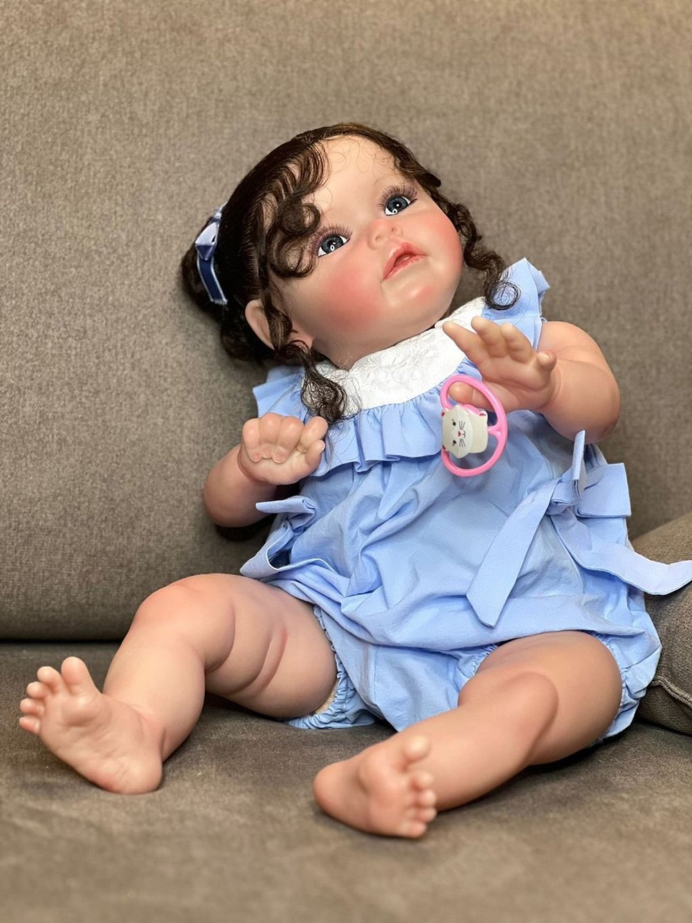 Кукла Реборн мягконабивная 60см в пакете (FA-181A)