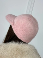 Шапка кепи зимняя с козырьком