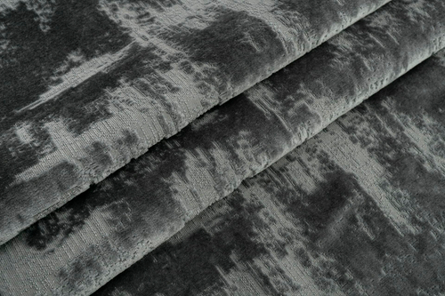 AURUS 6 мебельная ткань велюр, синий, ширина 1,4 м