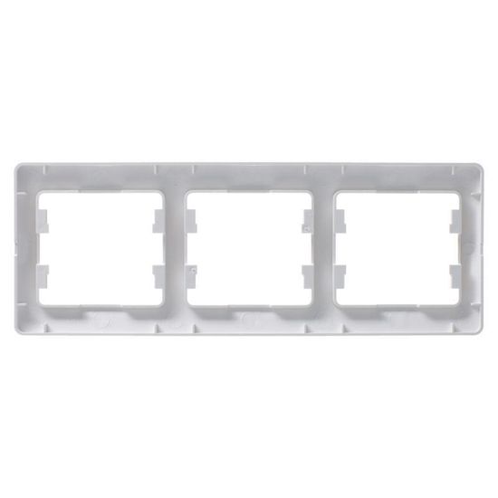 Рамка 3-м Glossa горизонт. перламутр SE GSL000603