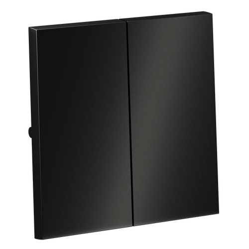 Клавиши для выключателя/переключателя двухклавишного, S70 Metal (антрацит)