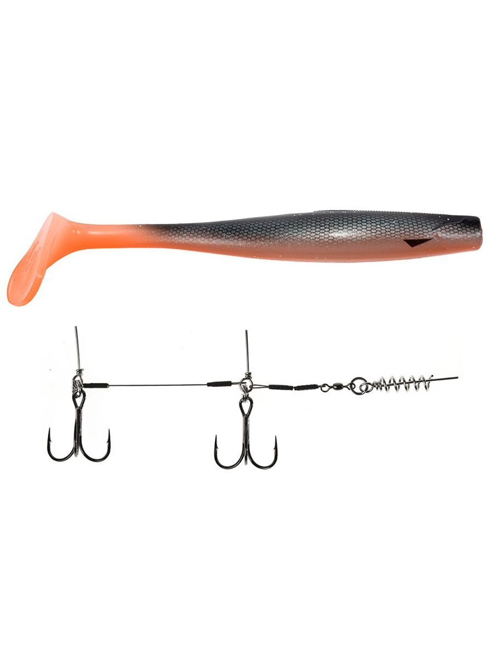 Виброхвост LJ 3D BBS Series KUBIRA SWIM SHAD 9,0in (22,86)/PG14 1 шт. в упак.+Stinger L