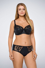 Бюстгальтер с мягкими чашками с цветочным орнаментом (Размер: 75I) (Цвет: белый)