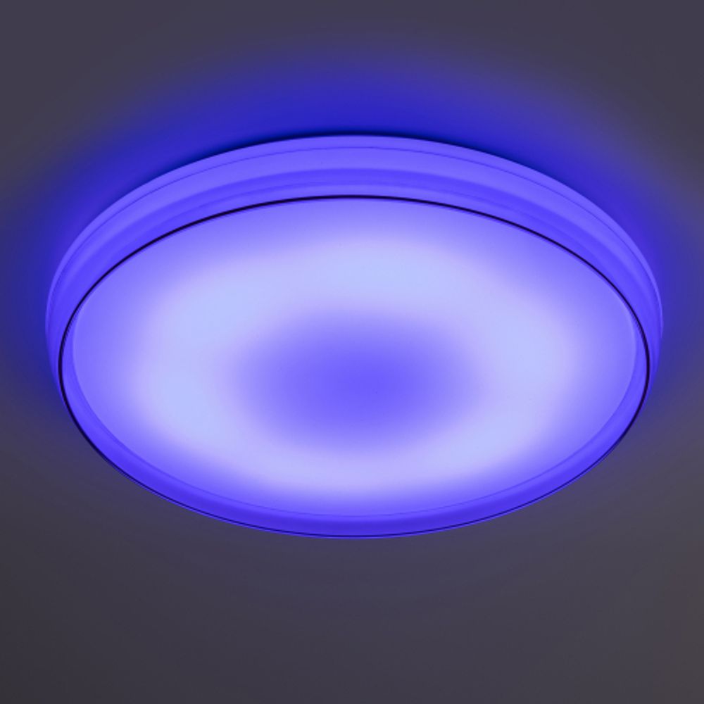 Светильник потолочный светодиодный ЭРА Классик с ДУ SPB-6-80-RC Solar RGBD с ДУ динамическое 80Вт