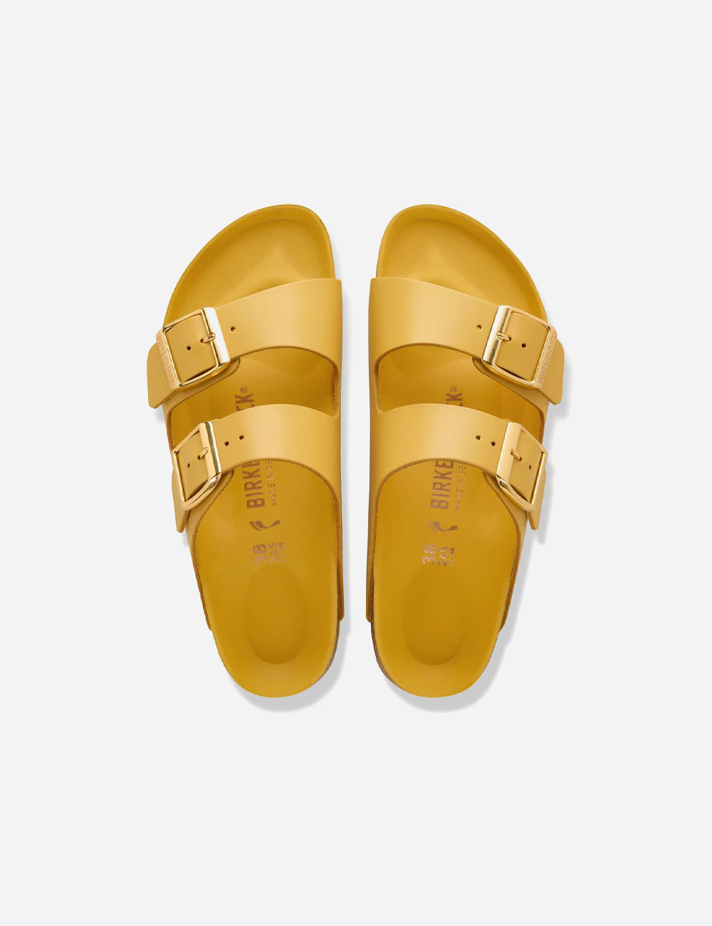 Birkenstock Arizona Natural Leather Sandals W "New Dressy Ochre"