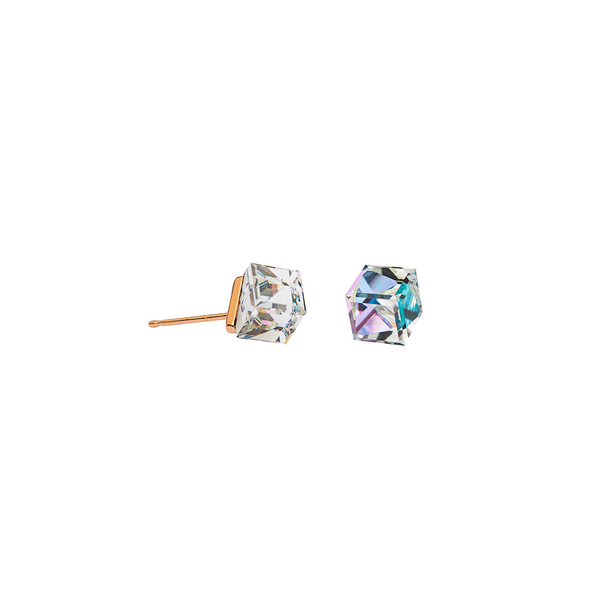 Серьги-пусеты Fiore Luna Crystal Vitrail Light SWE1127/2 CVL RG