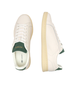 Кожаные кроссовки court Lacoste - кремовый(747SMA0042)