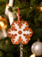 Ароматическое саше в дереве «Снежинка»