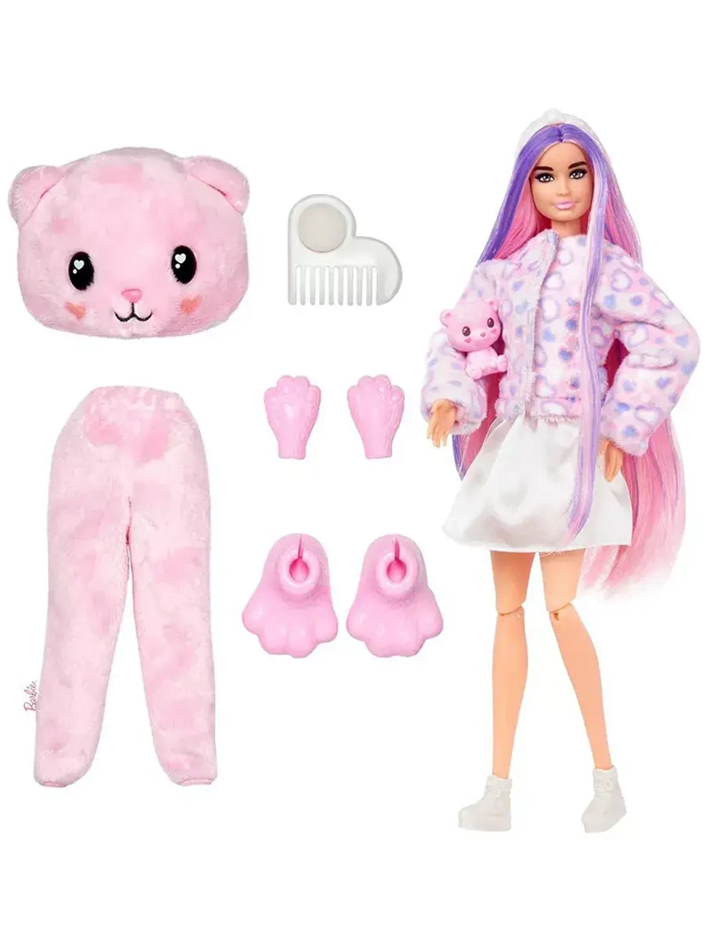 Кукла Барби Кьюти Ривл Cutie Reveal Мишка Тедди HKR04