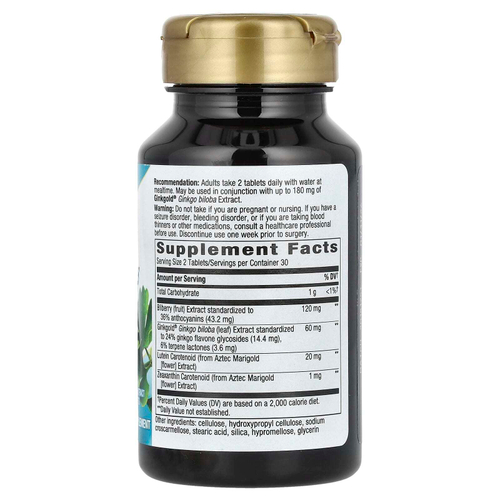 Nature's Way, Ginkgold® Eyes, 60 веганских таблеток