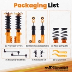 Maxpeedingrods Coilover Suspension Kits подходит для автомобиля Chevrolet Cobalt 05-10 Adj. Height