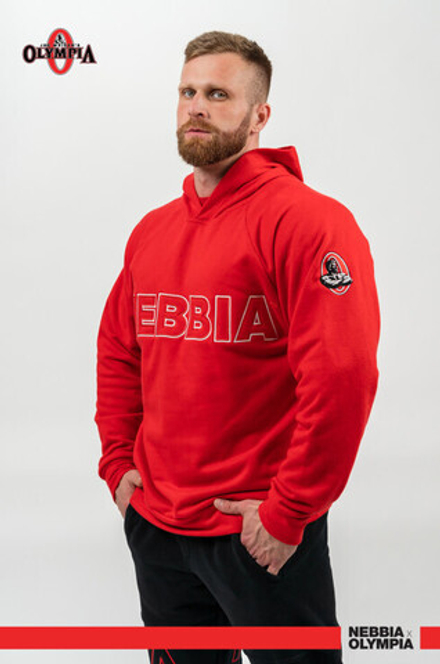 Толстовка LONG PULLOVER HOODIE LEGACY 704 Красная