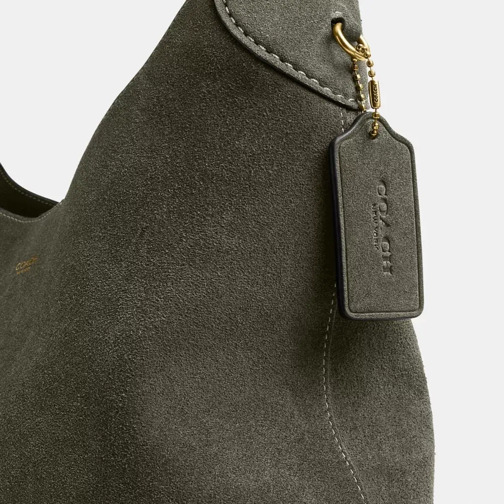 COACH СУМКА ЧЕРЕЗ ПЛЕЧО BROOKLYN 34, ОЛИВКОВЫЙ