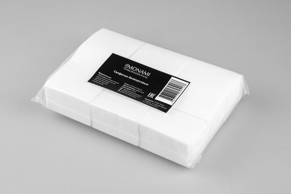 Салфетки безворсовые в пакете (600 шт) Monami