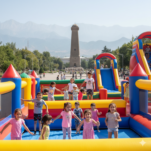 Батут купить в Токмоке — Надувные аттракционы БатутМастер Батут купить в Токмоке — Надувные аттракционы БатутМастер