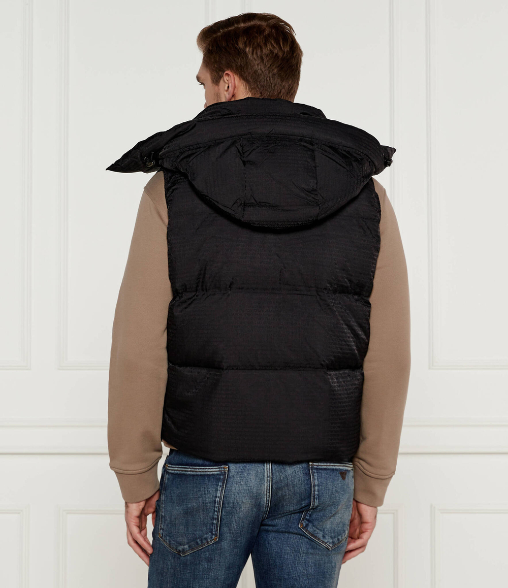 Пуховая безрукавка Emporio Armani - черный(6D1B66 1NNXZ)