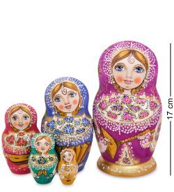 Народные промыслы МР-44/ 2-G Матрешка 5м «Василина»