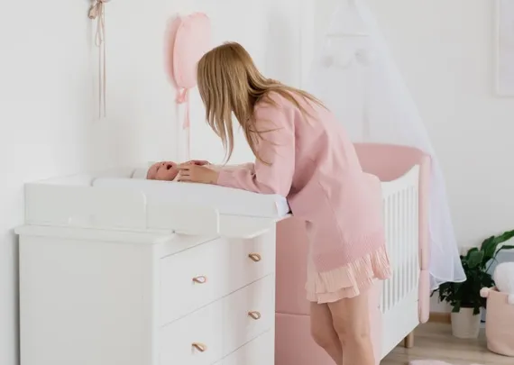 Доска пеленальная универсальная (белый)