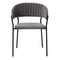 Стул Turin темно-серый с чёрными ножками