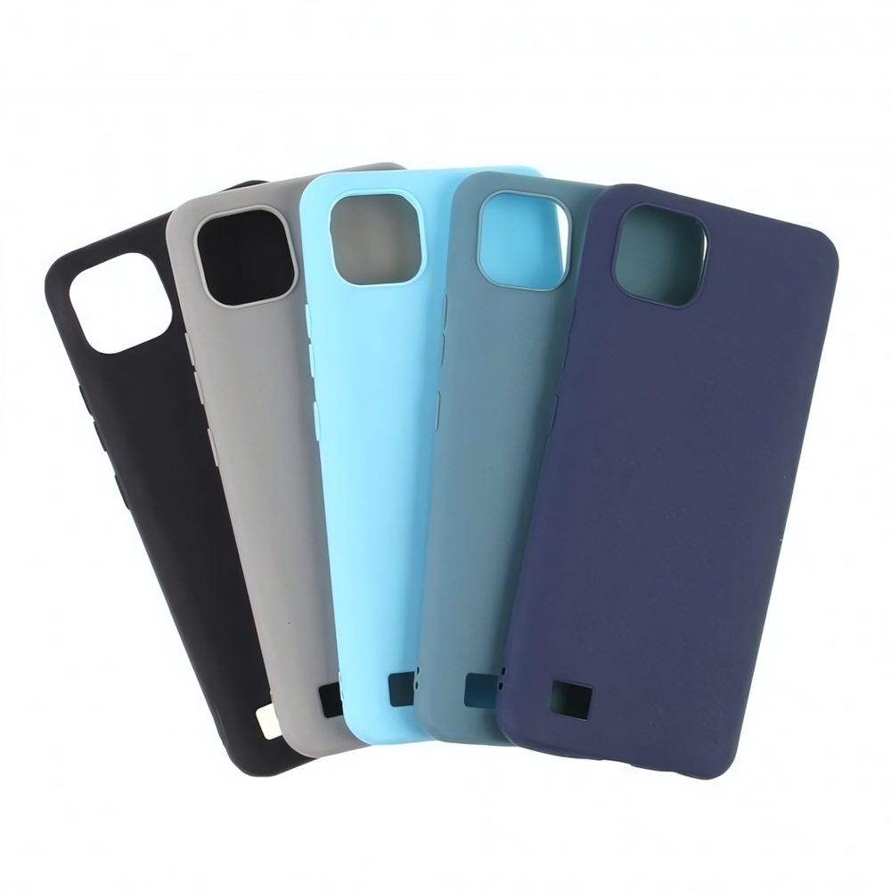 Чехол для Realme C11 (2021), ТПУ, 011010 Голубой