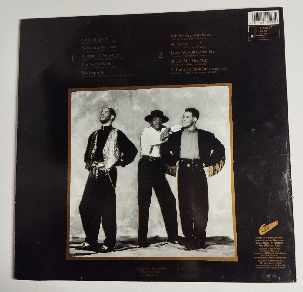 Винтажная виниловая пластинка LP Bad Boys Blue The Fifth (Germany 1989)