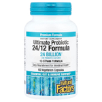 Natural Factors, Ultimate Probiotic, 24/12 Formula, 24 млрд КОЕ, 60 вегетарианских капсул