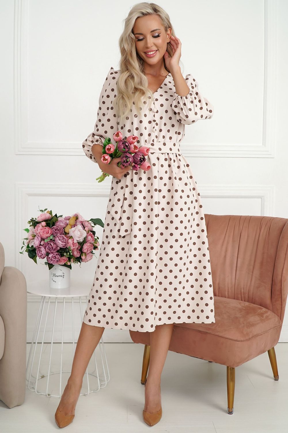 Платье Розетта (бежевое) П14113-45М LT Collection