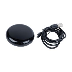 ULC-A700 18M-WF BLACK Умный ИК-пульт Wi-Fi. универсальный. micro-USB 5V в-к. 18м. Черный. Голосовое управление+приложение UnielSmart. TM Uniel