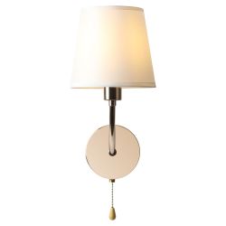 Бра светильник Rivoli Juliette 2094-401 настенный 1 х Е14 40 Вт классика с выключателем | Классика