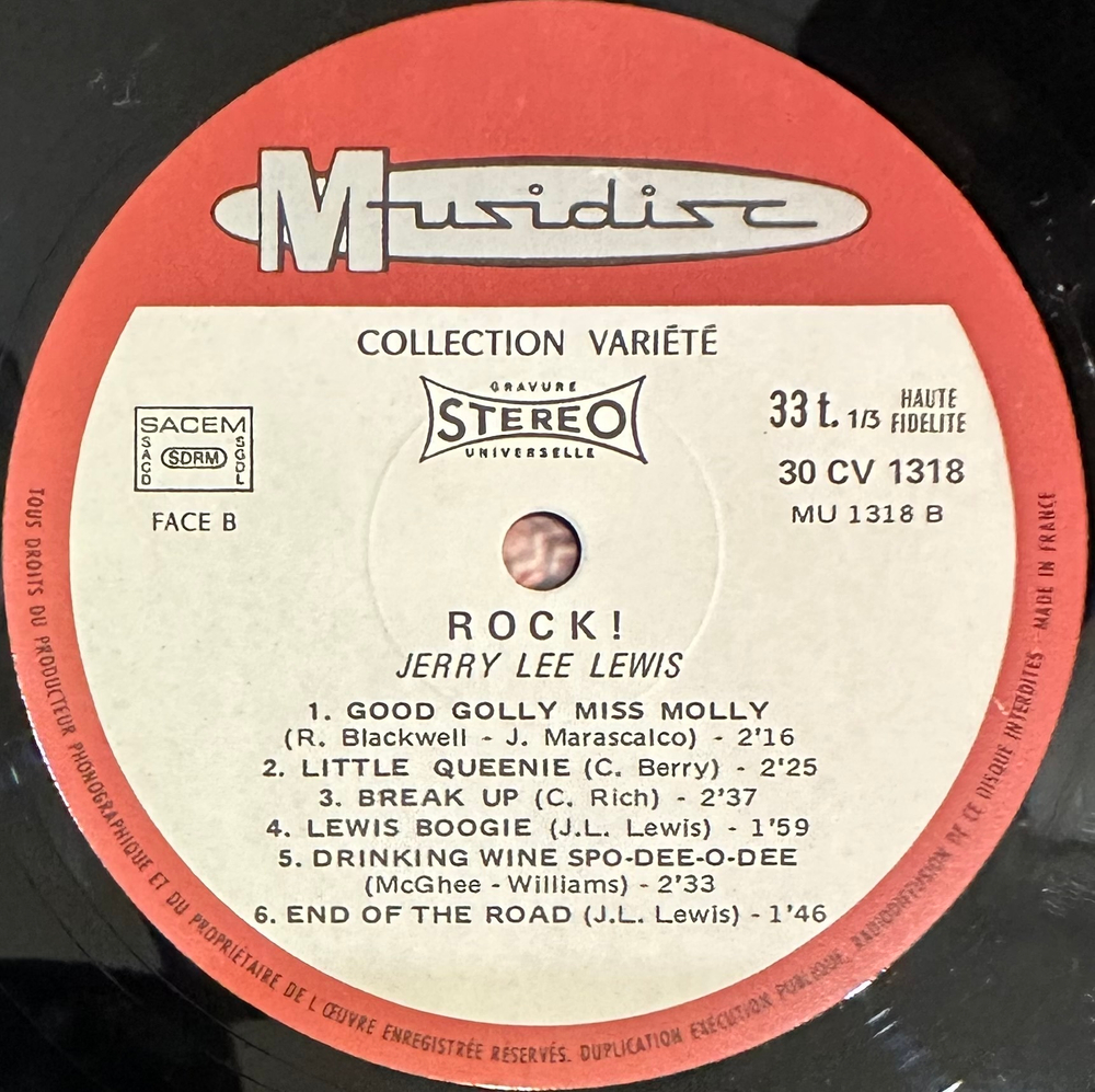 Jerry Lee Lewis - Rock! (Франция)