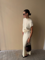 Юбка MIU, молочный