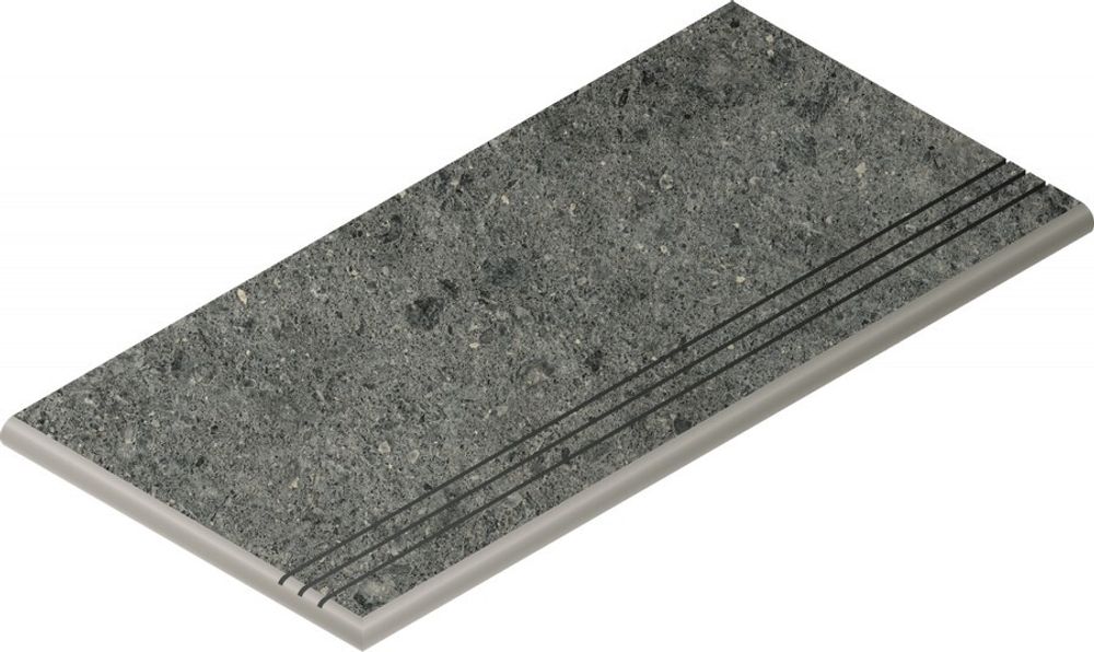 Ступень Genesis Grey Gradino Round Grip 30x60 Sx Уг.Лев.