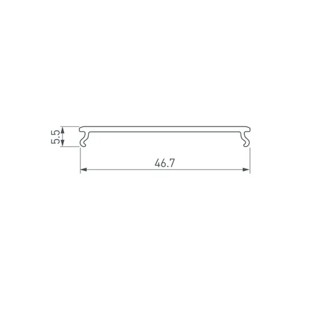 Экран LINE-5075-HONEYCOMB-2000 OPAL (Arlight, Пластик) 044878