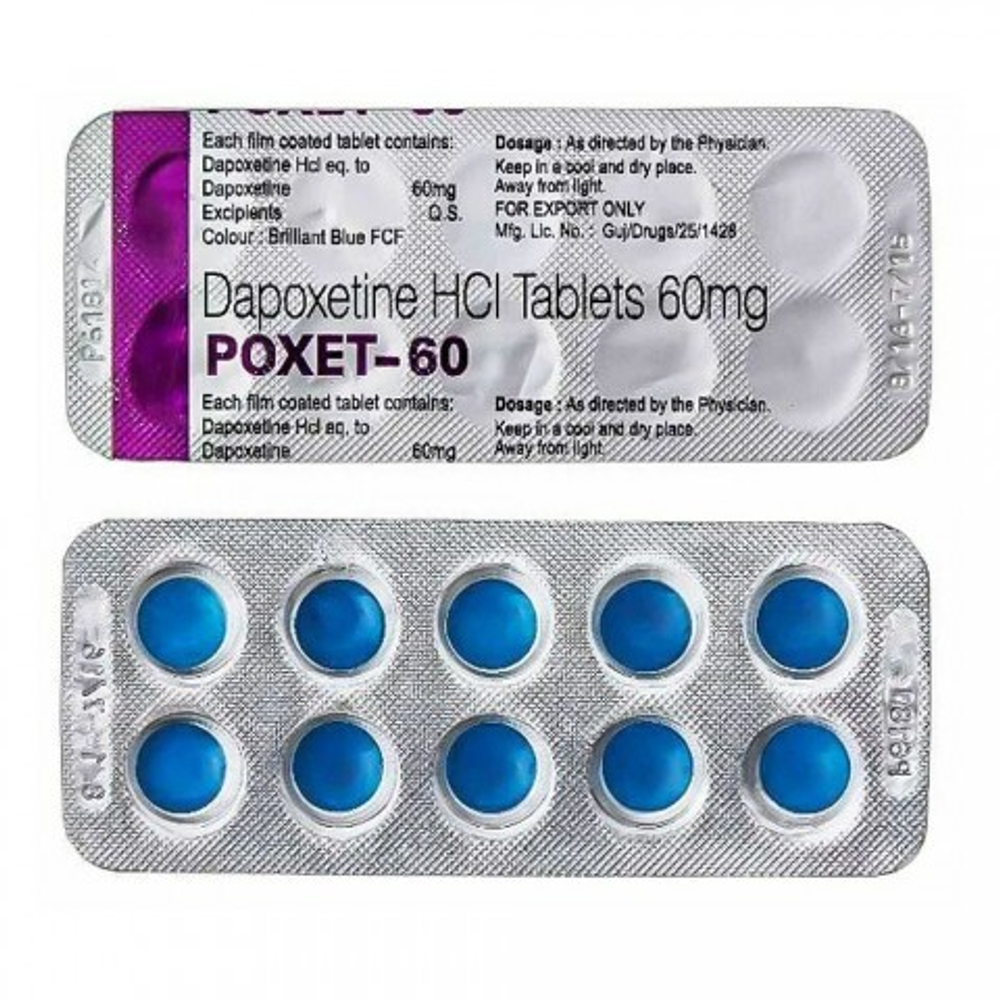 Препарат для продления полового акта Poxet 60 mg (10 шт.)