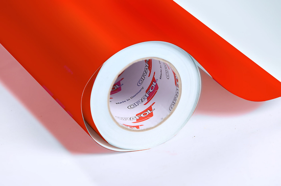 Пленка Oracal (6510) 38 флюр красно-оранжевая 1*50м
