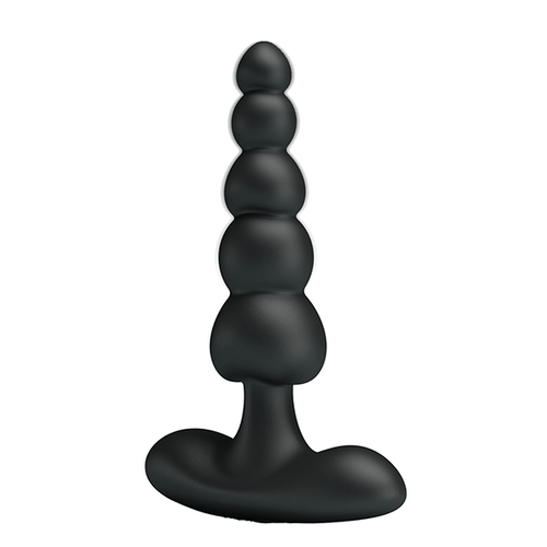 Черный анальный вибростимулятор 12см Pretty Love Corban Anal Vibrator Black BI-040174