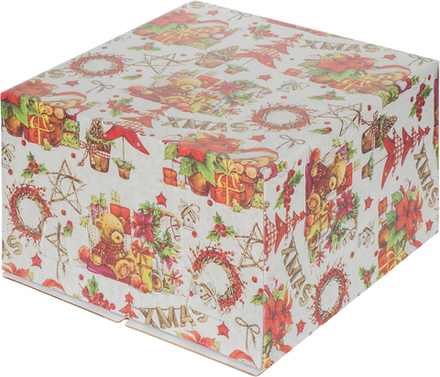 Упаковка гофрокартон 30*30*19 см, XMAS