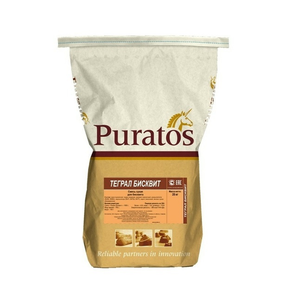 Смесь для приготовления бисквитов Теграл Бисквит «Puratos» ~ 25 кг