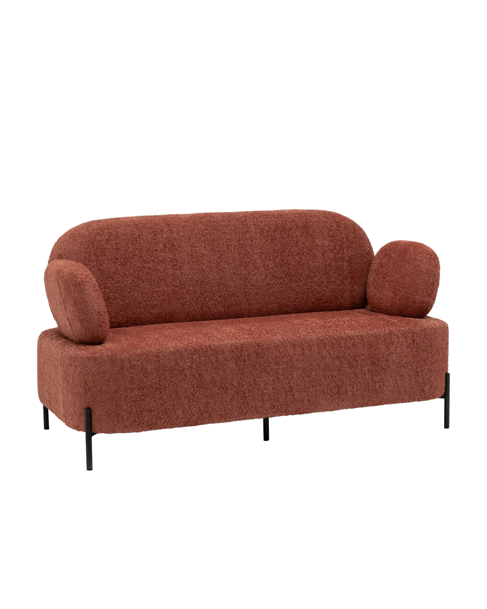 Диван Кэнди ткань букле коралловый