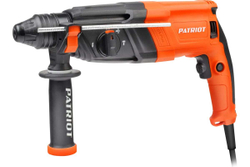 Перфоратор PATRIOT RH 243 SDS+, мощность 770 Вт, 2.6 Дж, 3 режима работы, макс.диаметр 24 мм, глубиномер, кейс 140301343