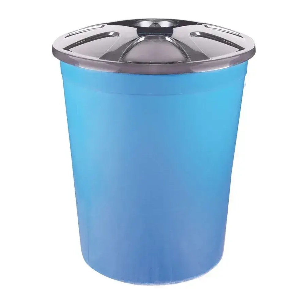 Бак с крышкой 225л.(син.) (комплект 3 шт)