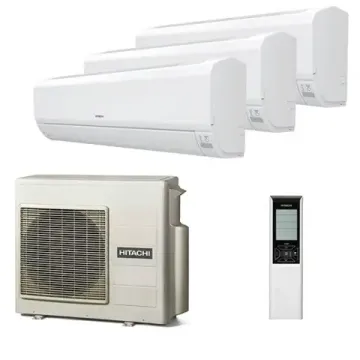 Мультисплит система на 3 комнаты Hitachi RAK-18RPE x 2 + RAK-25RPE / RAM-53NP3E