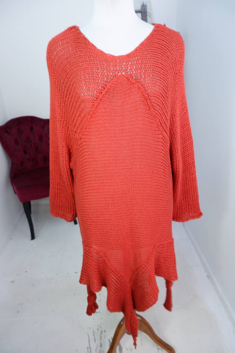 Платье Alyans вязаное, визуально 56 размер