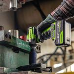 Гайковерт ударный акк. Greenworks IW5500, 24V, б/щет, 1/2'', 500Нм, 3 режима, 1х4Ач,ЗУ,кор (3805007CUB)