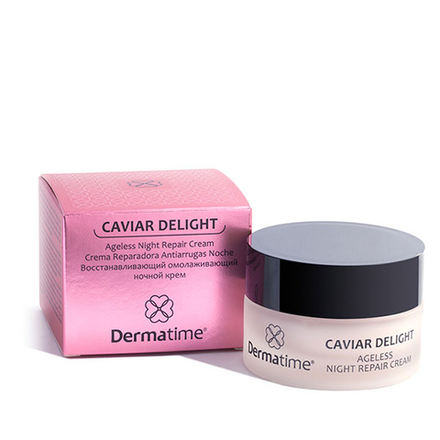 DERMATIME CAVIAR DELIGHT Ageless Night Repair Cream – Восстанавливающий омолаживающий ночной крем 50 мл