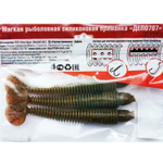 Рыболовные, силиконовые приманки виброхвост RuBaits Bomb Ribster. Набор для рыбалки на щуку судака окуня форель. На спиннинг джиг микроджиг.