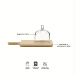 Доска сервировочная с крышкой Paddle 35,5 см