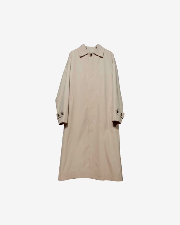 Плащ Мужской Длинный бежевый - фото 1