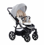 Детская коляска Tutis Aero 2 в 1 New 2019 №110 (Серый-Белый) кожа